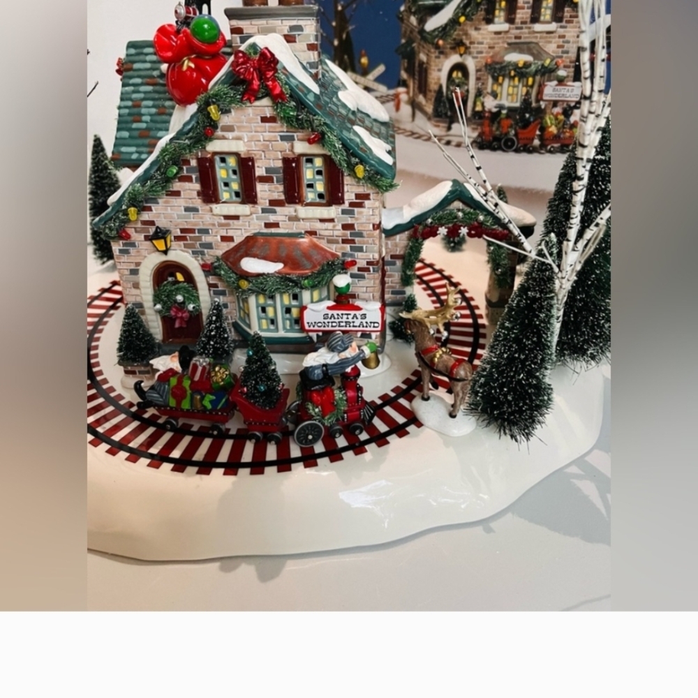 Department 56 Holiday Village with Train and Snowy Accents - Picture 13 of 16